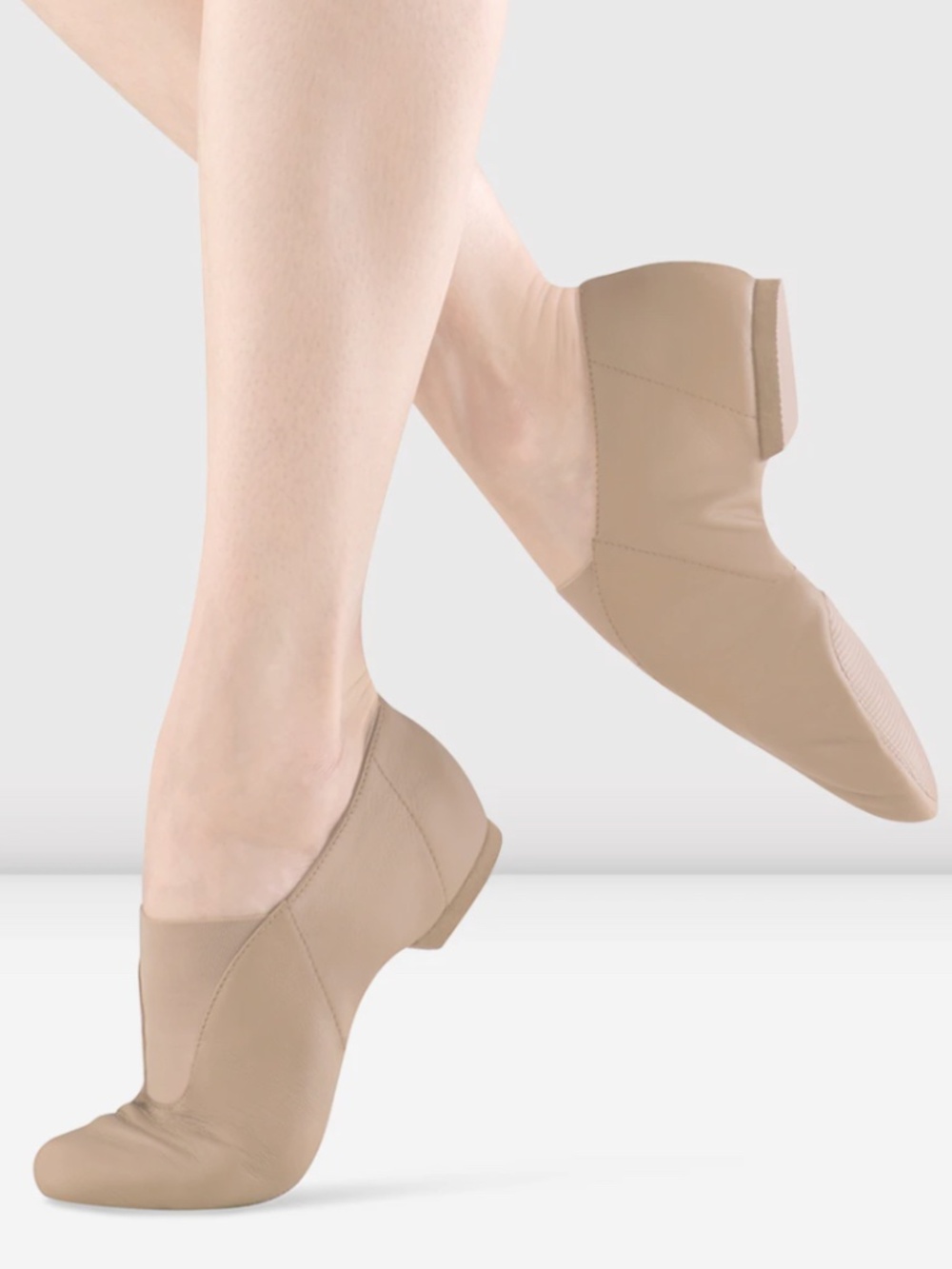BLOCH Super Jazz Slip On Jazz shoes 13.5 Child TAN SO401G NEW